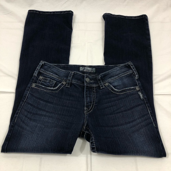 Silver Jeans Denim - Silver Suki Surplus Boot Cut Jeans, Size 29, Blue